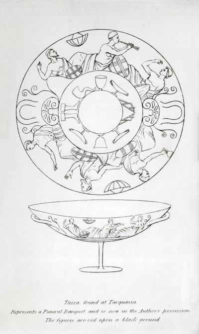 وجدت Tazza في Tarquinia بواسطة مدرسة اللغة الإنجليزية