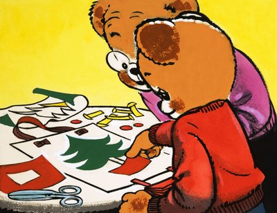تيدي بيرز صنع زينة عيد الميلاد بواسطة مدرسة اللغة الإنجليزية