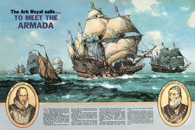 تبحر سفينة The Ark Royal لمواجهة الأرمادا بواسطة مدرسة اللغة الإنجليزية