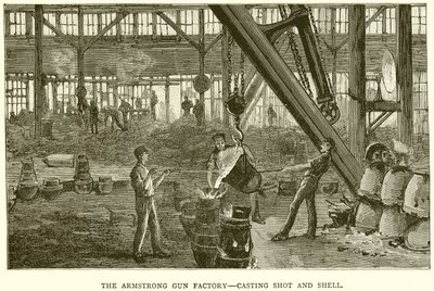 مصنع Armstrong Gun - Casting Shot and Shell بواسطة مدرسة اللغة الإنجليزية
