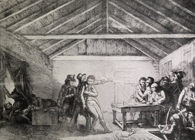 القبض على متآمري كاتو ستريت في 23 فبراير 1820 بواسطة مدرسة اللغة الإنجليزية