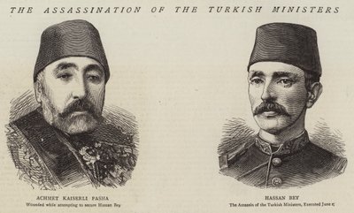اغتيال الوزراء الأتراك بواسطة مدرسة اللغة الإنجليزية