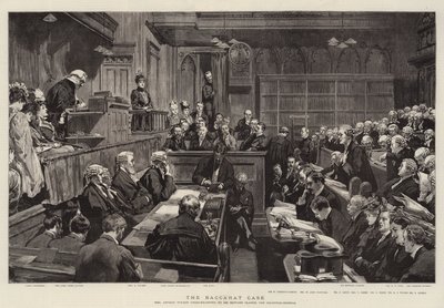 The Baccarat Case (engraving) بواسطة مدرسة اللغة الإنجليزية