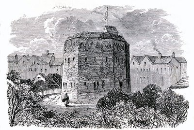 The Beargarden, Southwark, London (litho) بواسطة مدرسة اللغة الإنجليزية