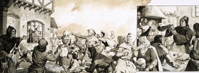 اجتياح الموت الأسود لأوروبا في العصور الوسطى بواسطة مدرسة اللغة الإنجليزية