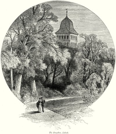 بورغثور، لوبيك (نقش) بواسطة مدرسة اللغة الإنجليزية