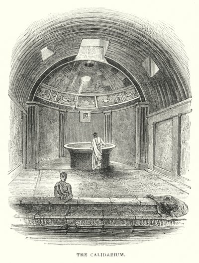 The Calidarium (engraving) بواسطة مدرسة اللغة الإنجليزية