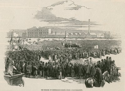 لقاء المخطط على كينينجتون كومون في عام 1848 بواسطة مدرسة اللغة الإنجليزية