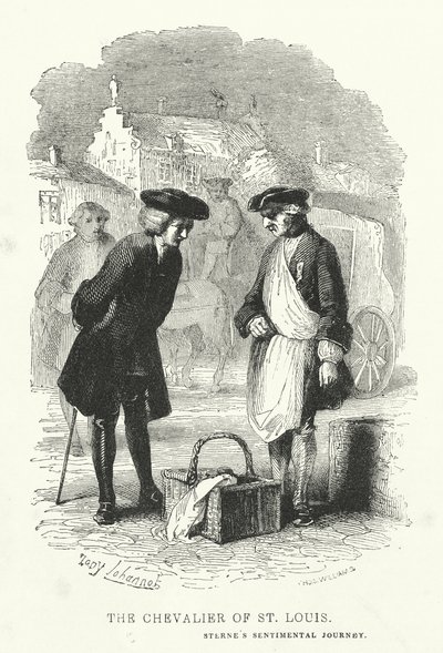 شوفالييه سانت لويس (نقش) بواسطة مدرسة اللغة الإنجليزية