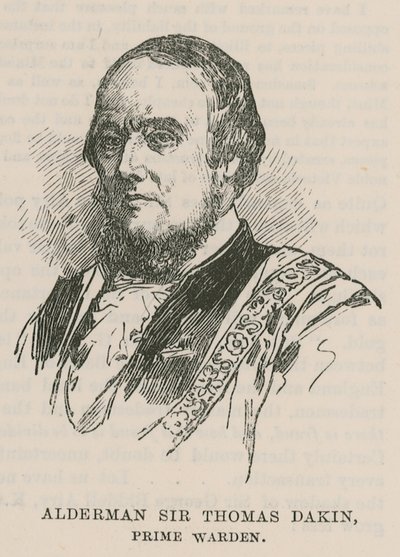 نقابات المدينة: The Fishmongers Company: Alderman Sir Thomas Dakin ، Prime Warden بواسطة مدرسة اللغة الإنجليزية