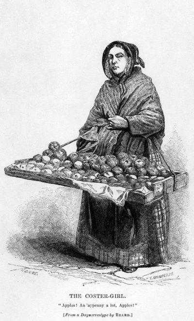 كوستر جيرل ، ج .1840 بواسطة مدرسة اللغة الإنجليزية