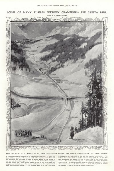The Cresta Run ، سانت موريتز ، سويسرا بواسطة مدرسة اللغة الإنجليزية