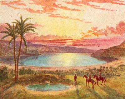 البحر الميت (ليثو ملون) بواسطة مدرسة اللغة الإنجليزية