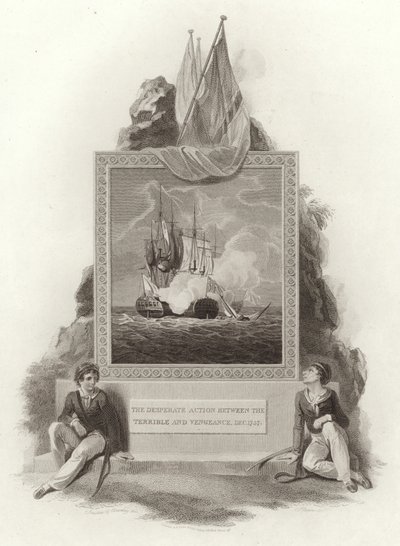 العمل اليائس بين الرهيب والانتقام ، ديسمبر 1757 بواسطة English School