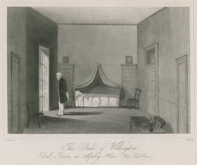 غرفة نوم دوق Wellingtons في Apsley House ، هايد بارك كورنر بواسطة مدرسة اللغة الإنجليزية