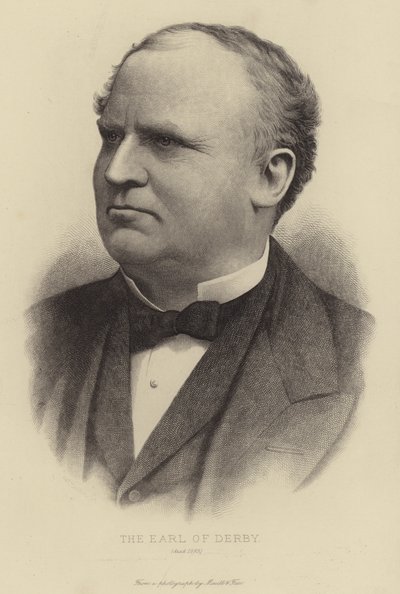 توفي إيرل ديربي عام 1893 بواسطة مدرسة اللغة الإنجليزية