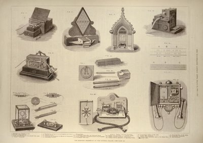 المعرض الكهربائي في كريستال بالاس ، من أخبار لندن المصورة ، 18 مارس 1882 بواسطة مدرسة اللغة الإنجليزية
