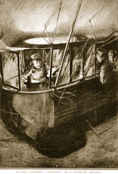 جندول أمامي منطاد زيبلين ، 1914-1919 بواسطة مدرسة اللغة الإنجليزية