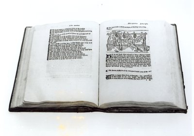 الثعلب والعنب ، من ترجمة مصورة لخرافات إيسوبس بواسطة ويليام كاكستون (c.1422-91) 1434 بواسطة مدرسة اللغة الإنجليزية