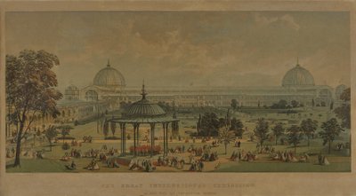 المعرض الدولي الكبير ، كما يظهر من الحدائق البستانية ، 1851 بواسطة مدرسة اللغة الإنجليزية