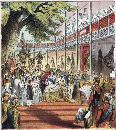The Great London Expo at Hyde Park in 1851. Great Exhibition of 1851.” A glass palace was built in Hyde Park to exhibit many things from different nations worldwide in 1851 بواسطة مدرسة اللغة الإنجليزية