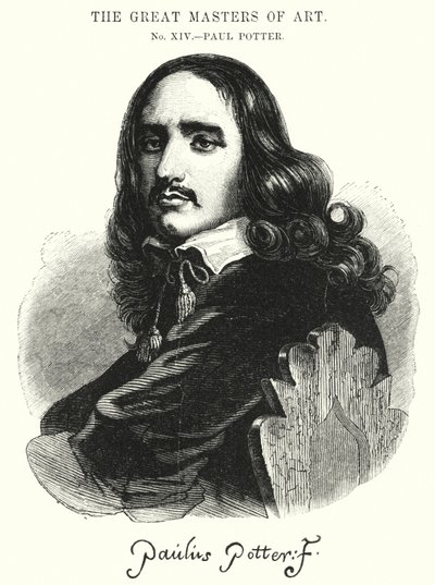 The Great Masters of Art, Paul Potter (engraving) بواسطة مدرسة اللغة الإنجليزية