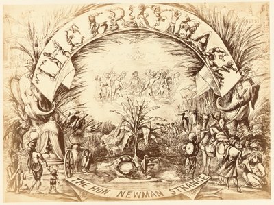 The Griffinage ، هون. نيومان سترانج ، صفحة من دلهي كراسة الرسم ، 1850-54 بواسطة مدرسة اللغة الإنجليزية