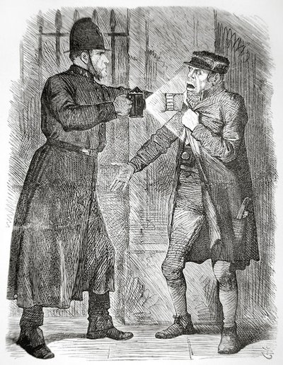 العلاج `` الإجرامي المعتاد '' ، نُشر في 8 أبريل 1869 (نقش) بواسطة مدرسة اللغة الإنجليزية