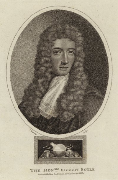 الأونرابل روبرت بويل (1627 - 1691) بواسطة مدرسة اللغة الإنجليزية