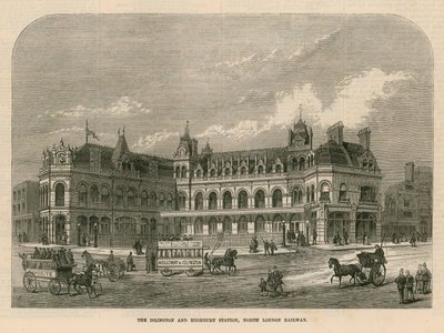 محطة Islington و Highbury ، شمال لندن للسكك الحديدية بواسطة مدرسة اللغة الإنجليزية