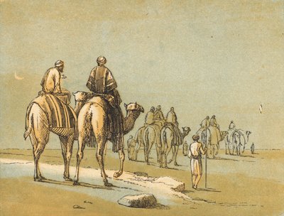 The Journey of the Wise Men (coloured engraving) بواسطة مدرسة اللغة الإنجليزية