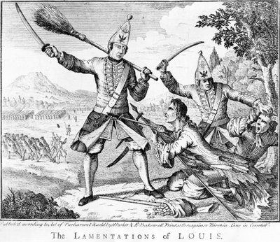 مراثي لويس ، 1757 بواسطة مدرسة اللغة الإنجليزية