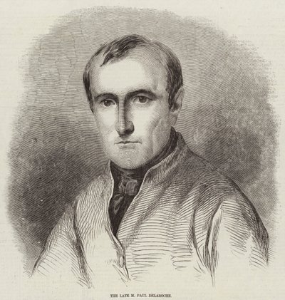 The Late M Paul Delaroche (engraving) بواسطة مدرسة اللغة الإنجليزية