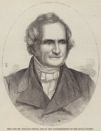 The Late Mr William Spence, One of the Vice-Presidents of the Royal Society (engraving) بواسطة مدرسة اللغة الإنجليزية