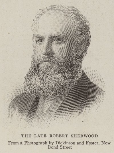 The Late Robert Sherwood (engraving) بواسطة مدرسة اللغة الإنجليزية