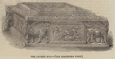 The Layard Box (engraving) بواسطة مدرسة اللغة الإنجليزية