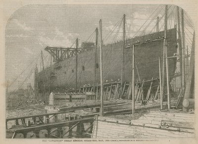 سفينة البخار Leviathan (الشرقية العظمى) ، مايو 1856 بواسطة مدرسة اللغة الإنجليزية