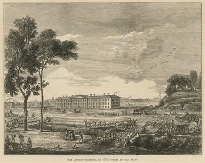 مستشفى لندن عام 1753 بواسطة English School