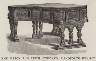 معرض Mason and Risch (تورنتو) Pianoforte (نقش) بواسطة مدرسة اللغة الإنجليزية