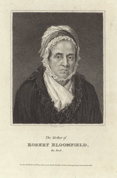The Mother of Robert Bloomfield, the Poet (engraving) بواسطة مدرسة اللغة الإنجليزية