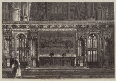 The New Reredos in Westminster Abbey (نقش) بواسطة مدرسة اللغة الإنجليزية
