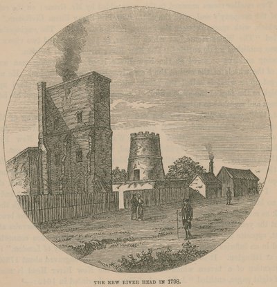 رأس النهر الجديد عام 1798 بواسطة مدرسة اللغة الإنجليزية