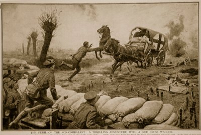 خطر غير المقاتل ، مغامرة مثيرة مع الصليب الأحمر واجون ، 1914-1919 بواسطة مدرسة اللغة الإنجليزية
