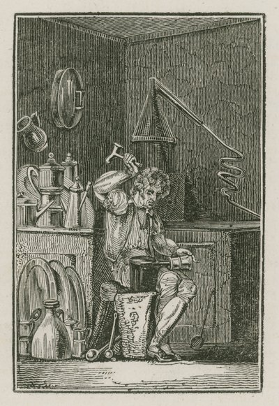 The Pewterer (engraving) بواسطة مدرسة اللغة الإنجليزية