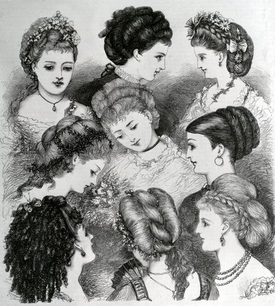 الموضات الحالية في الشعر ، 1870 بواسطة مدرسة اللغة الإنجليزية