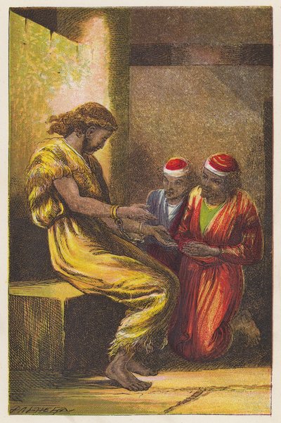 السجين (طباعة حجرية ملونة) بواسطة مدرسة اللغة الإنجليزية