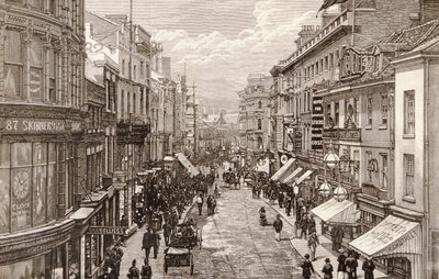 زيارة الملكة إلى برمنغهام: الطريق السريع ، من "أخبار لندن المصورة" ، 2 أبريل 1887 بواسطة مدرسة اللغة الإنجليزية