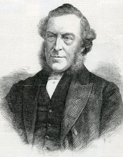 القس جون بيدفورد ، رئيس مؤتمر ويسليان الميثودي ، 1867 بواسطة مدرسة اللغة الإنجليزية