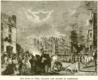 أعمال الشغب عام 1780 ؛ عزل بيوت الكاثوليك بواسطة English School