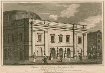 المسرح الملكي ، دروري لين ، لندن ، أقيم في عام 1812 بواسطة مدرسة اللغة الإنجليزية